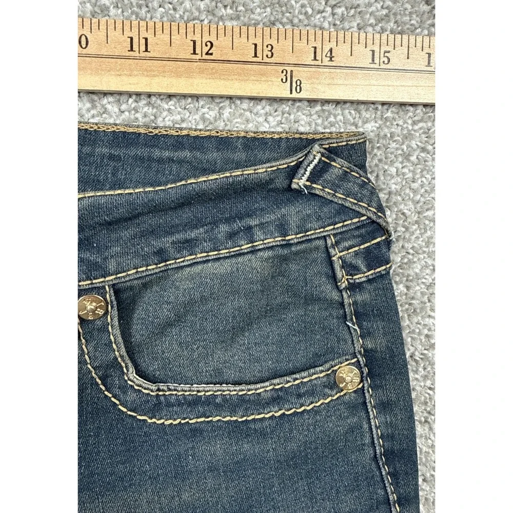 True Religion Jennie Curvy Skinny Jeans Women 29 Dark Wash Stretch